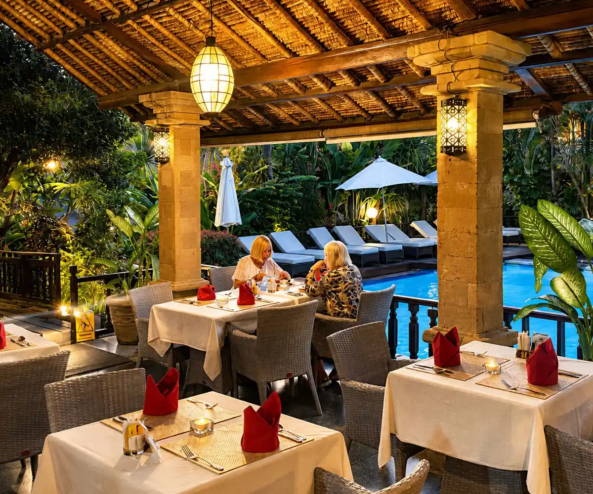 Restaurant and dining at Bali Agung Village Seminyak